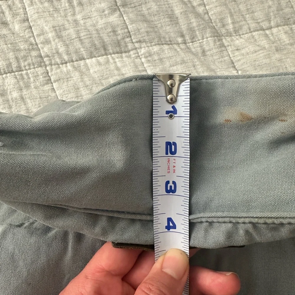 J. CREW Canvas Messenger Bag - Light Blue